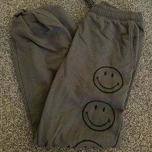 pacsun smile sweatpants